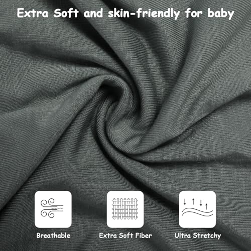 MEXXI Swaddle Baby Sleep Sack With Arms Up, 2 Pack Baby Transitional Swaddle with Double Zipper,0.5 TOG, 8-13 lbs, S - Image 3