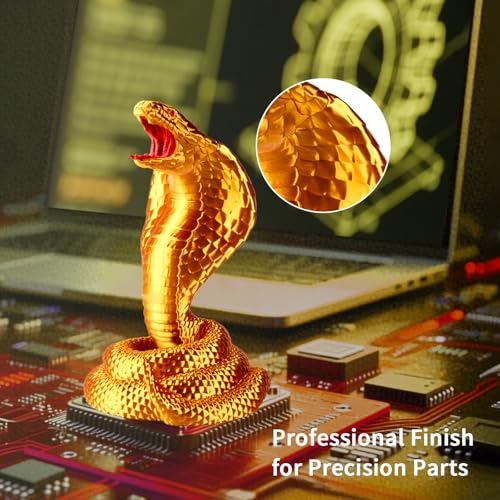 ERYONE Silk PLA Filament for 3D Printer 1.75mm +/- 0.03mm, Shiny Filament 1kg (2.1lbs)/Spool, Liquid Gold - Image 2