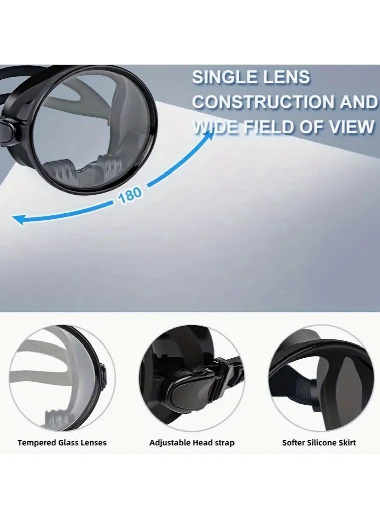 Generic Diving Mask with Anti-Fog Technology – Wide View Snorkeling and Scuba Mask, Comfortable Silicone Seal, Adjustable Strap, Shatterproof Lens, Ideal for Underwater Exploration, Swimming, and Snorkeling - Image 5