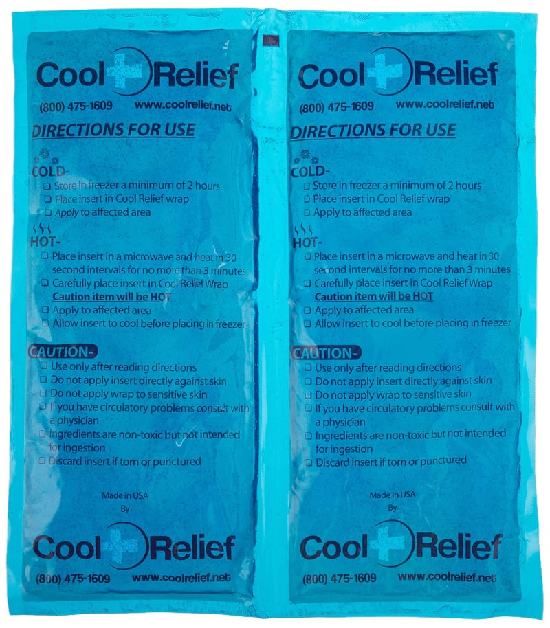 Cool Relief Reusable Long Lasting Ice Pack for Injuries - Flexible When Frozen Use for Hot/Cold | Can Be Cut Into 2 Ice Packs - Image 1
