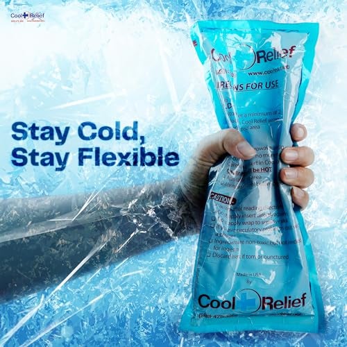 Cool Relief Reusable Long Lasting Ice Pack for Injuries - Flexible When Frozen Use for Hot/Cold | Can Be Cut Into 2 Ice Packs - Image 3