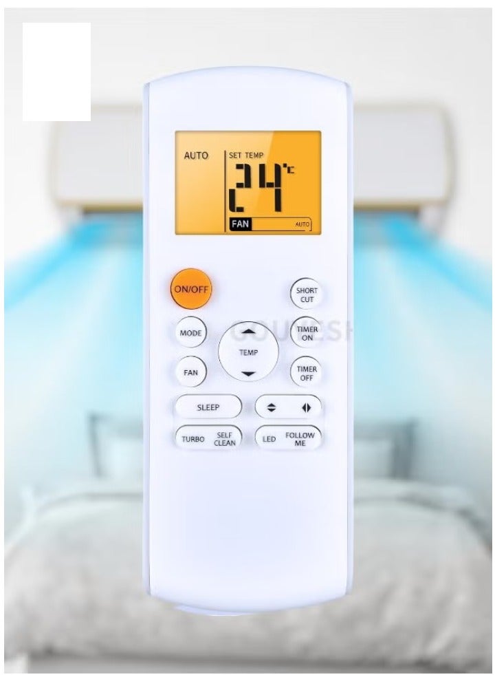 NEW Original Remote Control RG57A16/BGEF for Midea AC – Cool & Heat Modes | Backlit Display | High-Quality Replacement for RG57A2/BGEF | Easy Setup | Compatible with Split & Window AC Units - Image 3