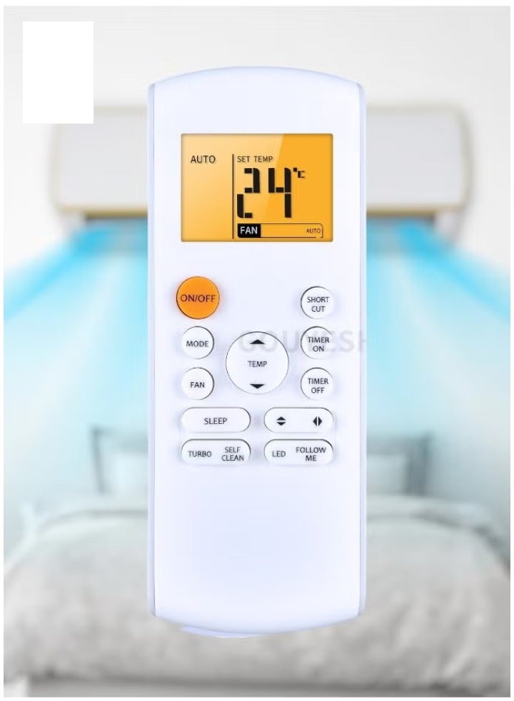 NEW Original Remote Control RG57A16/BGEF for Midea AC – Cool & Heat Modes | Backlit Display | High-Quality Replacement for RG57A2/BGEF | Easy Setup | Compatible with Split & Window AC Units - Image 4