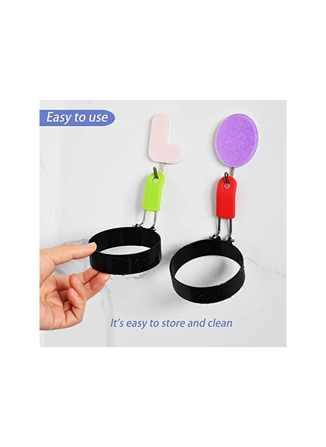 Yuroochii Pack Egg Ring for Frying Eggs Stainless Steel Egg Mould Cooking Rings for Fried Egg, Shaping Egg, Muffins, Pancakes  - Image 4