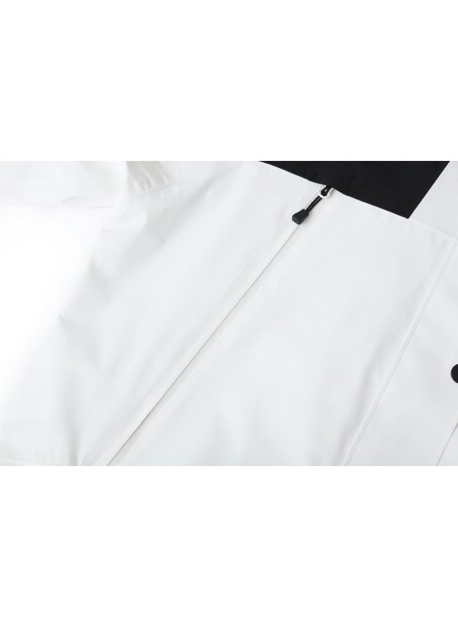 TOREAD Spring/Summer Lightweight Jacket - Windproof Outdoor Wear Cloud peak white\black  - Image 5