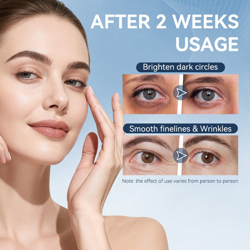 LANEMAY Dual-Action Eye Roller Serum 15ml Oxygenating Moisturizing Firming Brightening Anti-Wrinkle Eye    Cream - Image 3