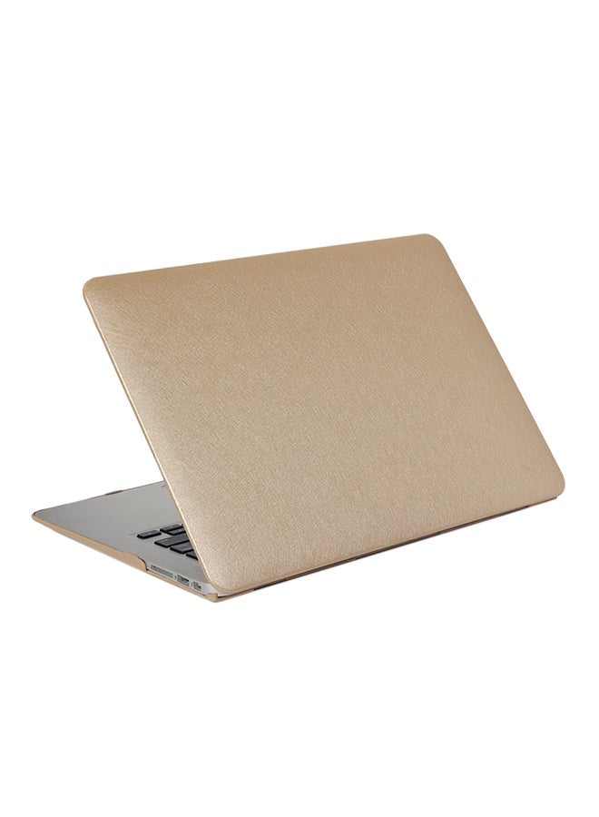 NIBEMINENT Protective Cover For Apple MacBook Retina 13.3 Inch Gold - Image 3