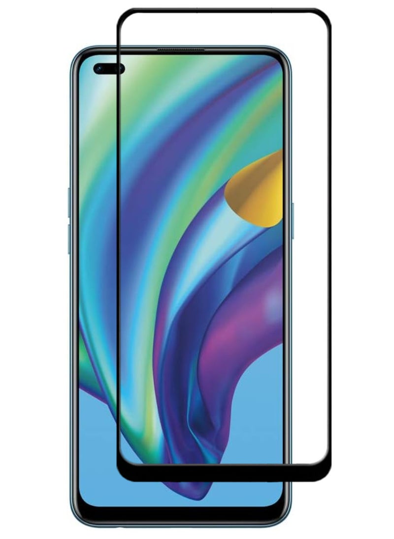 ACLIX Antistatic ESD Dustproof Premium Quality High Definition Tempered Glass Screen Protector Designed For Oppo A93 - Image 1