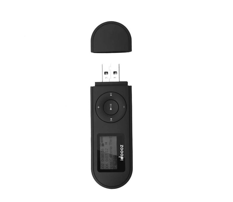 idoooz Mp3 Player, USB Mp3 Player with FM Radio, idoooz U2 8GB Music Player Expandable UP to 32 GB, USB Stick Mp3 Player for Running, Recording, Gym, Jogging, Sports, Lossless Sound Quality - Image 1