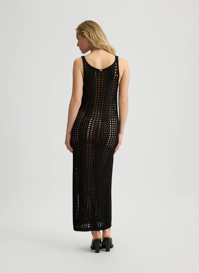 ليو جو Lurex® knit dress