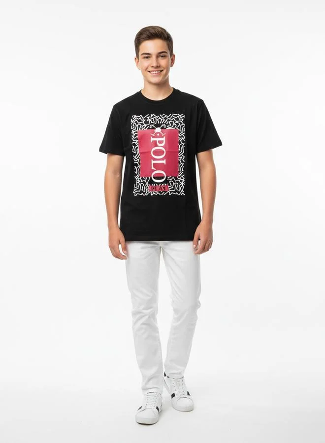 Polo Play Teen Boys Graphic Logo T-Shirt