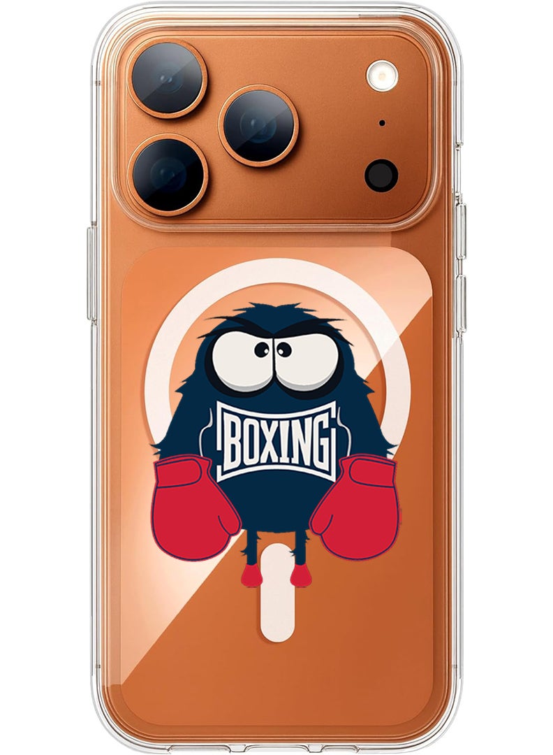 Theodor Magnetic Case for Apple iPhone 17 Pro Compatible with MagSafe Wireless Charging, Shockproof Phone Bumper Cover - Boxing - Image 1