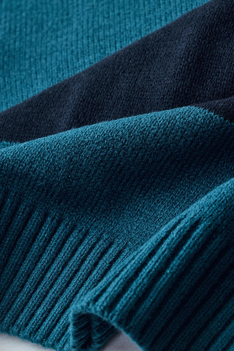 SNITCH بلوفر بولو مخطط بأكريليك