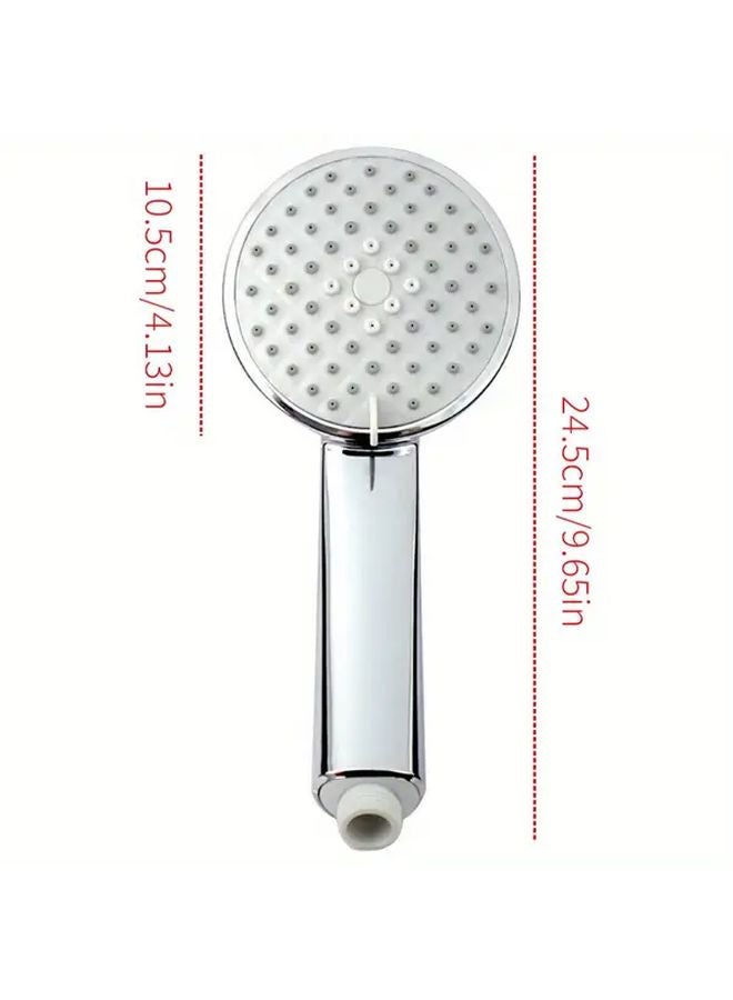 High Pressure Handheld Shower Head 5 Spray Settings Chrome Finish Powerful Rainfall - Image 5