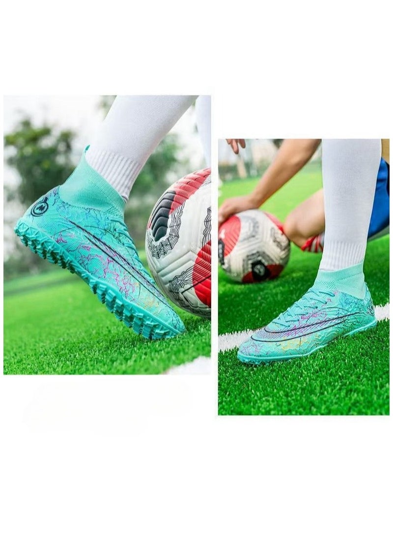سكت شيكترو الأحذية الرياضية لكرة القدم للرجال يمكن استخدامها في الملاعب الصلبة والملاعب الداخلية احذية كرة القدم الاحترافية للشباب والصبيان والفتيات احذية كرة القدم للرجال والنساء  - Image 2
