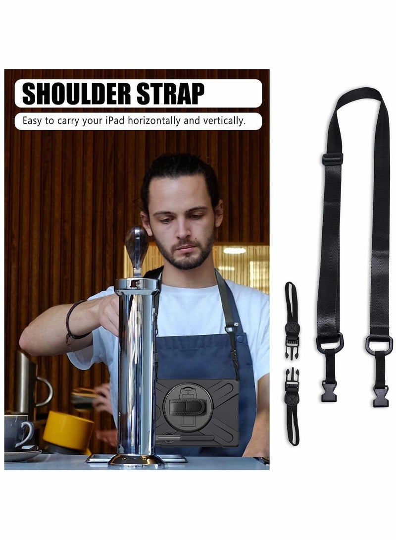 Captaintech ase Cover for Samsung Galaxy Tab S7 Plus Case 2020 with S Pen Holder Heavy Duty Rugged Shockproof Stand Hand Shoulder Strap - Image 4