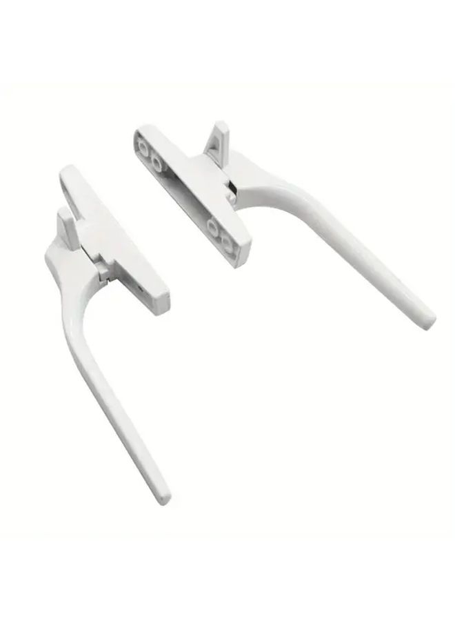 White Aluminum Alloy Window Handles 2Pcs with Door Knobs and Hardware - Image 4