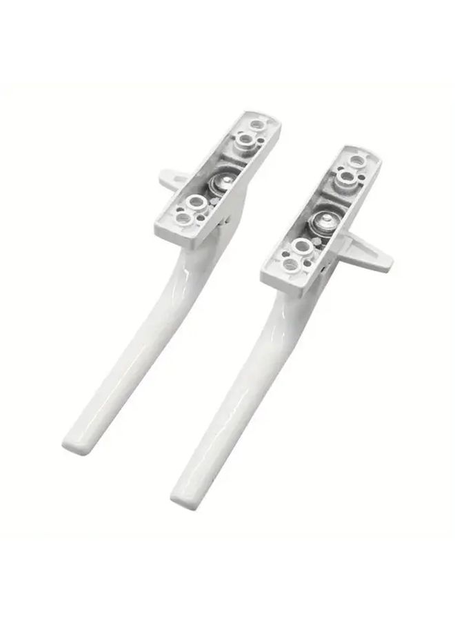 White Aluminum Alloy Window Handles 2Pcs with Door Knobs and Hardware - Image 3