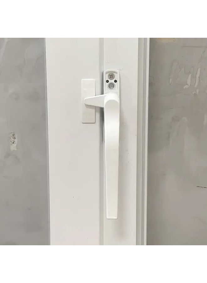 White Aluminum Alloy Window Handles 2Pcs with Door Knobs and Hardware - Image 5