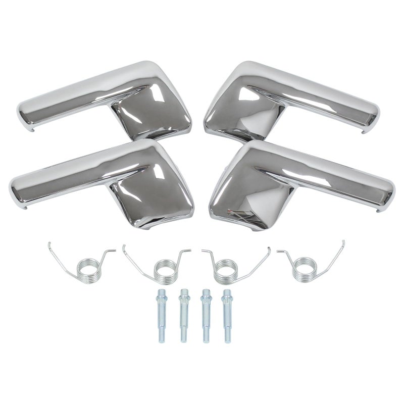 MOTOKU Chrome Interior Door Handle Trim for Ford Expedition 2003 2004 2005 2006 Front Rear Left Driver and Right Passenger Side Repair Kit 4Pcs - Image 2