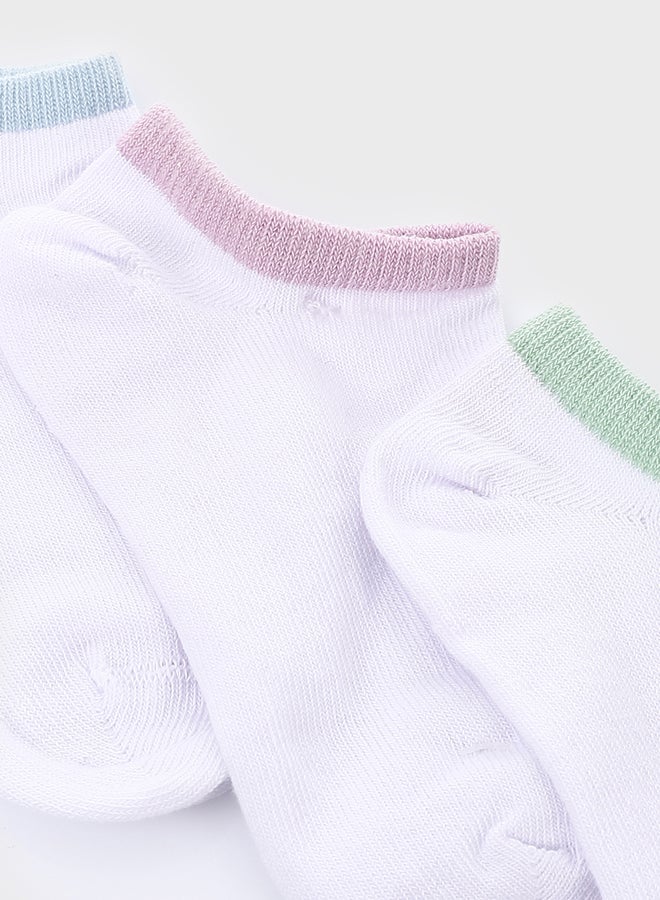 LC WAIKIKI Girls' Basic Trainer Socks 3-packs - Image 4