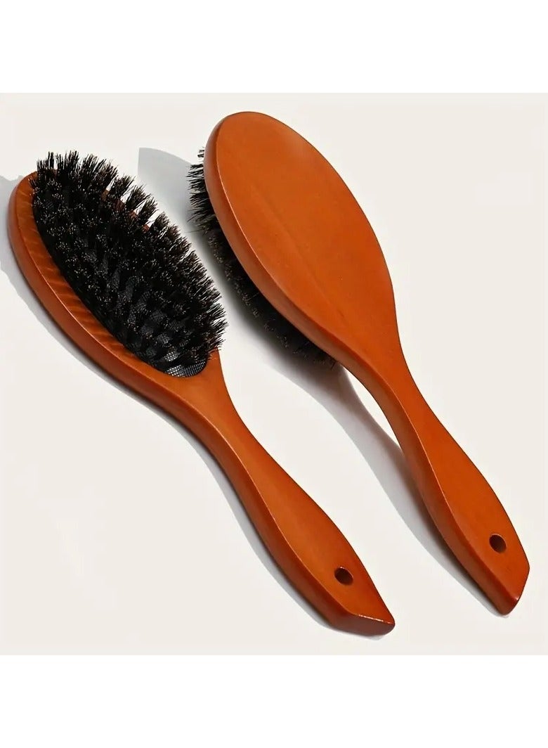 ORiTi Hair Care Brush Massager Bristle Wet Or Dry Detangling Hair Brush Soft Cushion Hair Brush For All Hair Types - Image 1