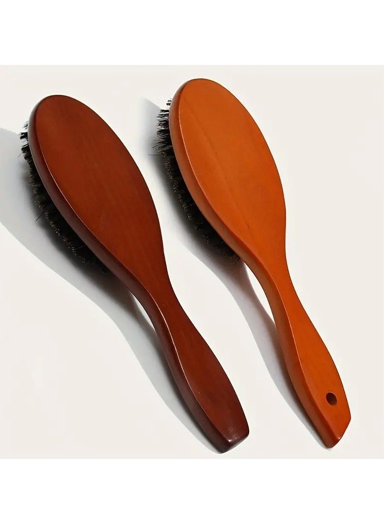 ORiTi Hair Care Brush Massager Bristle Wet Or Dry Detangling Hair Brush Soft Cushion Hair Brush For All Hair Types - Image 4