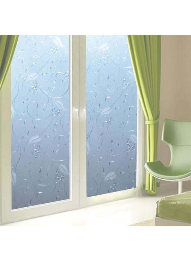 NIBEMINENT Glue Static Decorative Window Film Sticker Clear - Image 2