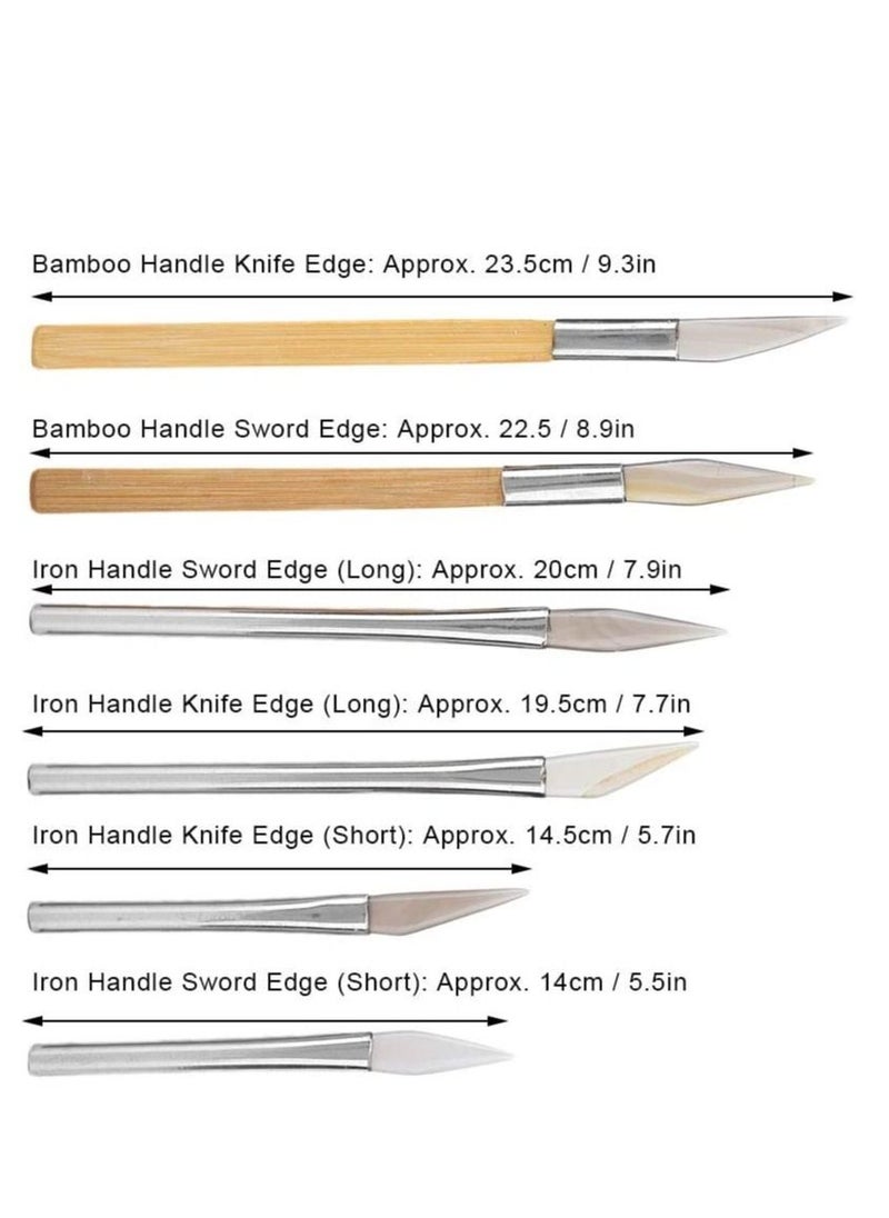 SYOSI - Agate Burnisher, Bezel Closing Agate Burnisher Tool with Iron Handle, Convenient Polishing Different Shapes for Gold Platinum  Sterling Silver Jewelry, for Cleaning Gold, Silver, Copper Jewelry Dirt - Image 1