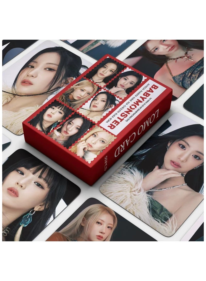 NIBEMINENT 55 قطعة بطاقات لومي كيبوب بيبي مونستر لهواة الجمع هدايا للمعجبين - Image 2