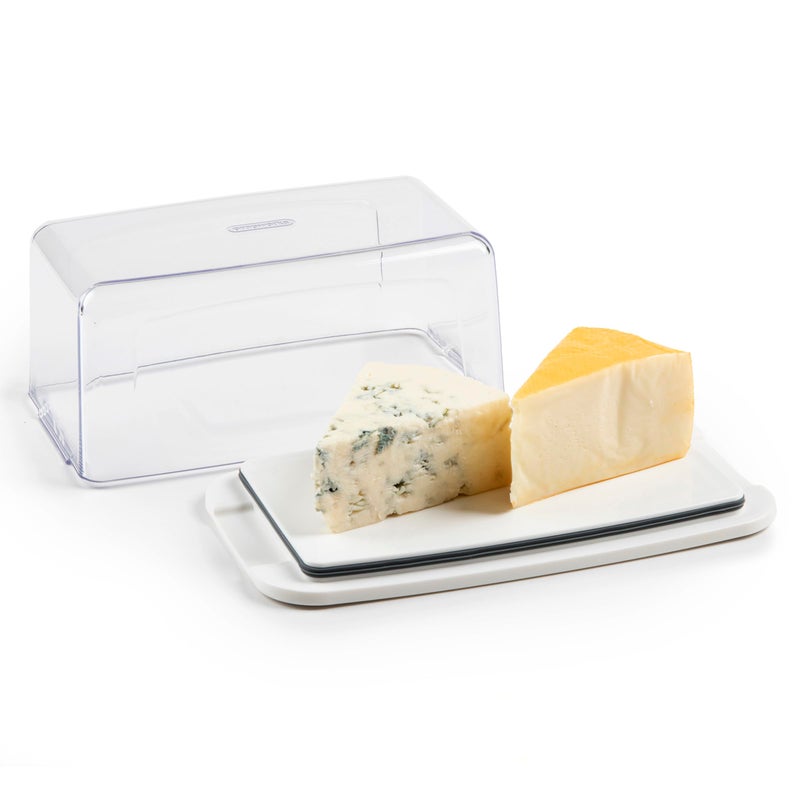 ProKeeper Progressive International Cheese ProKeeper BPA-Free Plastic Meal Holder, 8.75 in L x 3.6 in H x 4.75 in D, Ideal for Maintaining Fridge Organization - Image 1