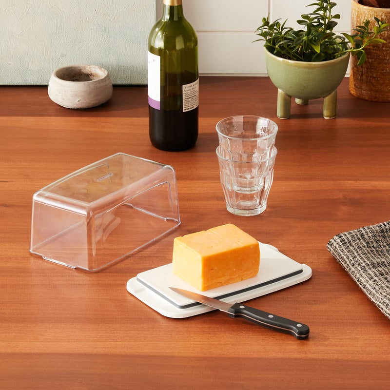 ProKeeper Progressive International Cheese ProKeeper BPA-Free Plastic Meal Holder, 8.75 in L x 3.6 in H x 4.75 in D, Ideal for Maintaining Fridge Organization - Image 2