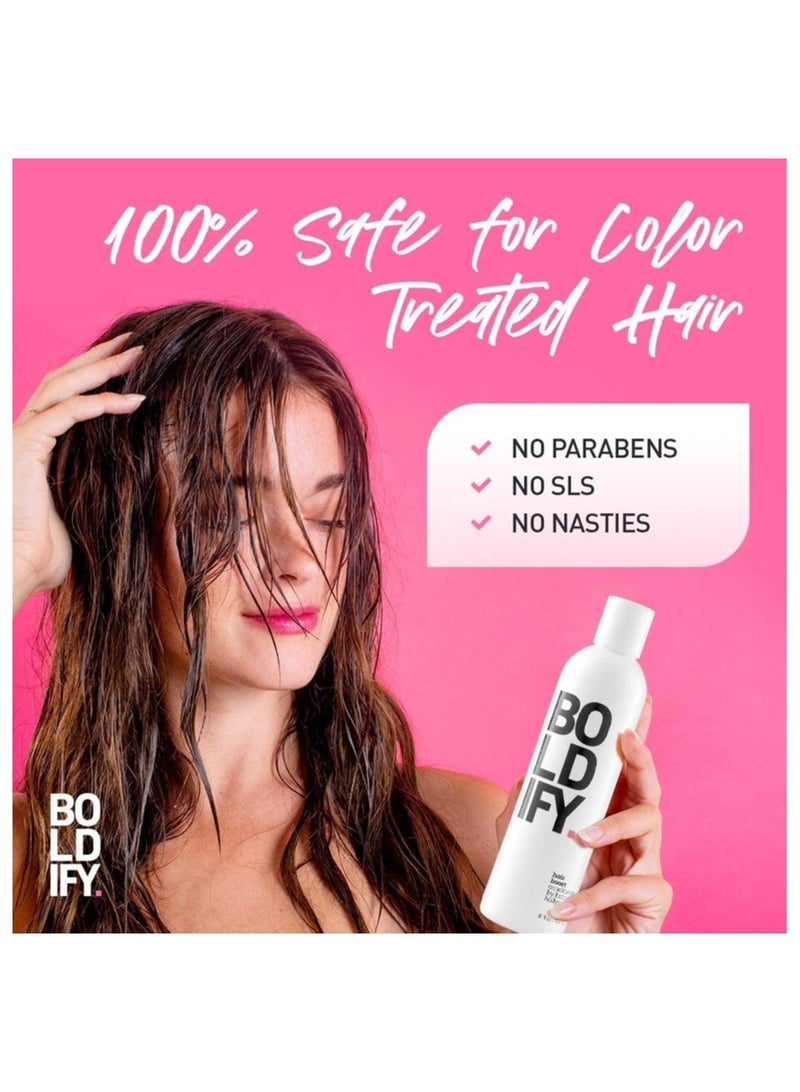 Boldify Thickening Hair Conditioner With Anti Hair Loss Formula – Stimulates Fuller Hair, Reduces Breakage, Packed With Biotin And Essential Vitamins, Color-Safe And Free Of Parabens And Sls (236Ml) - Image 5