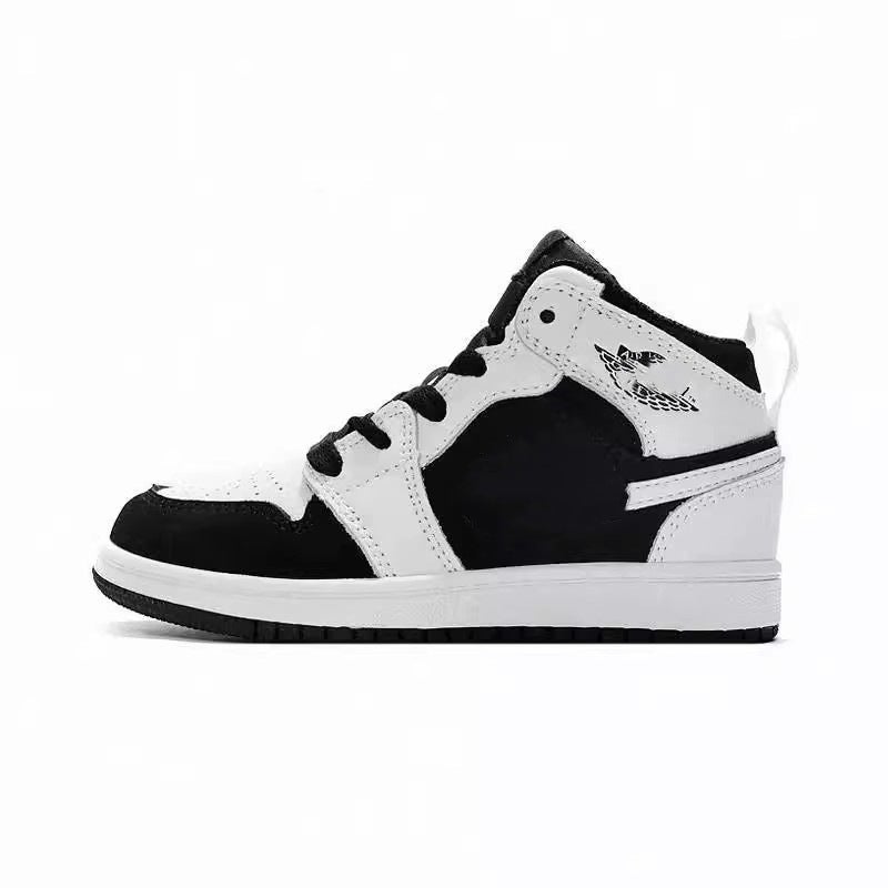 Pt Pure Original Aj Children'S Shoes High-Top Board Shoes Dexun Soft Bei Slip-On Caterpillar Children'S Shoes Velcro New Forrest Gump Shoes - Image 3