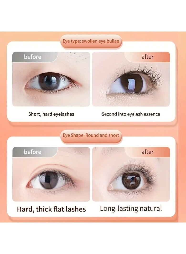 Wide Angle Eyelash Curler Partial Eyelash Curler, Home Portable Eye Lash Curler, Quick Natural Curling Eye Lashes For Long Lasting - Image 2