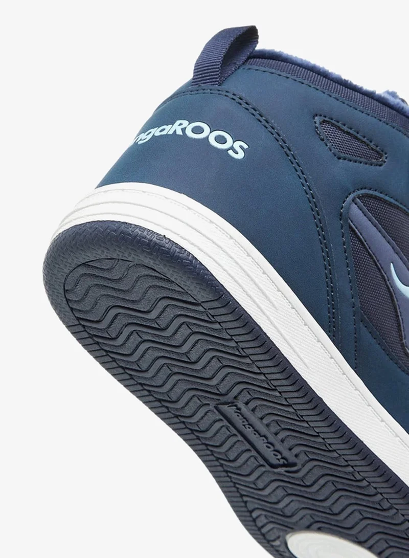 kangaROOS NAVY Women's Panelled High Top Shoes with Hook and Loop Closure for Women | Best Price UAE