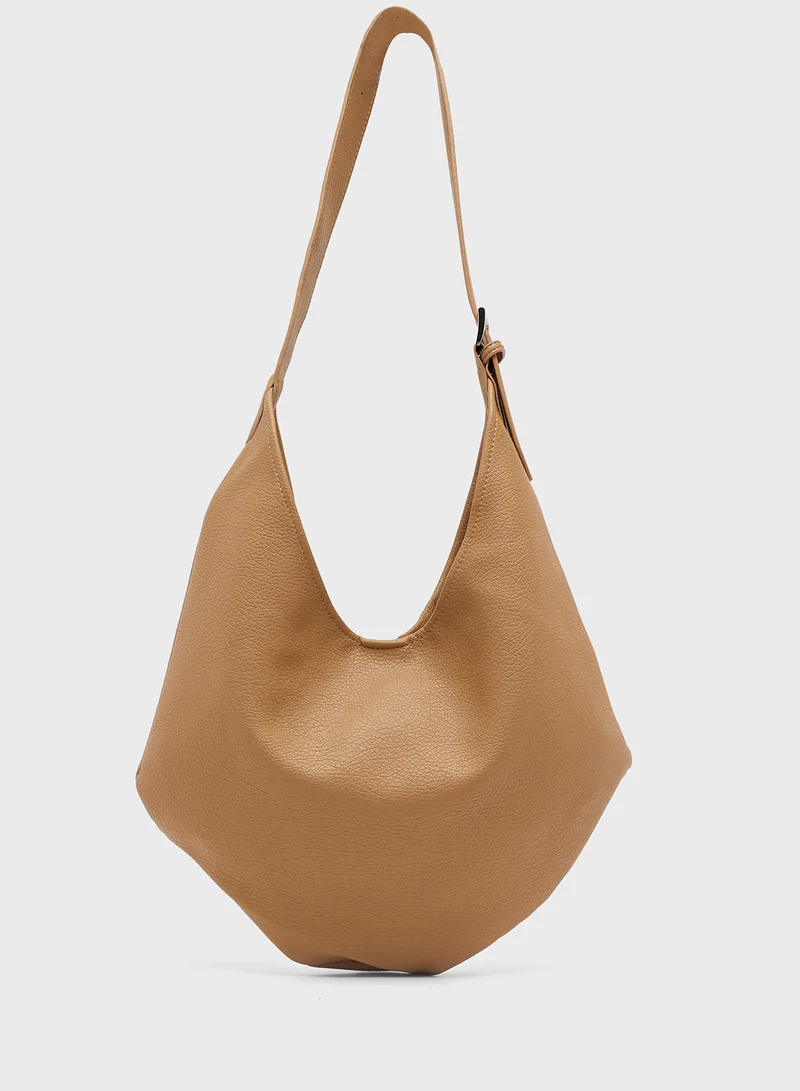 جينجر Minimalist adjustable Strap Shoulder Bag