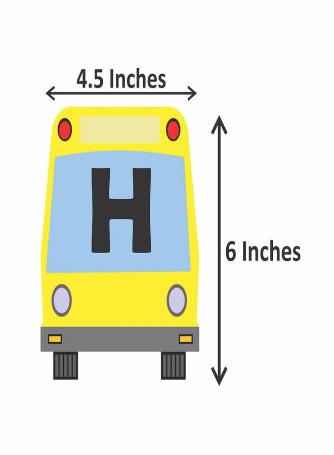 Untumble Wheels on the Bus Theme Happy Birthday Banner With Balloons | Wheels on a Bus Birthday Decoration With 1 Happy Birthday Bunting Banner, 20 Balloons | Birthday Decoration for Boys| Pack of 21 - Image 4