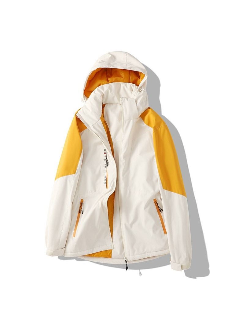 Loquat - Outdoor Windproof And Waterproof Contrast Overcoat - Image 1