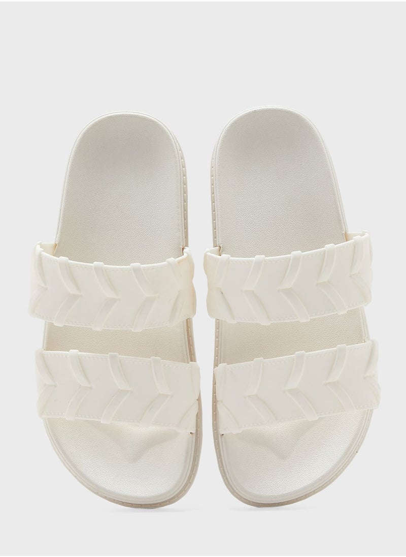 Ginger - Double Strap Slides - Image 1
