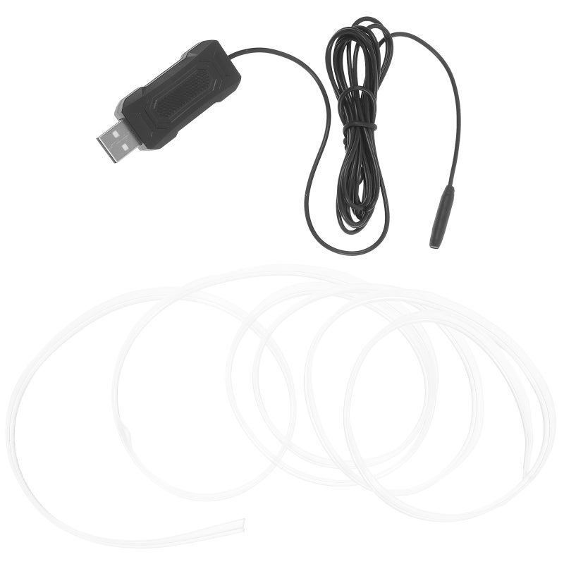 🏠 شريط إضاءة داخلي للسيارة 2 قطع يعمل عبر USB بألوان متعددة - Image 3