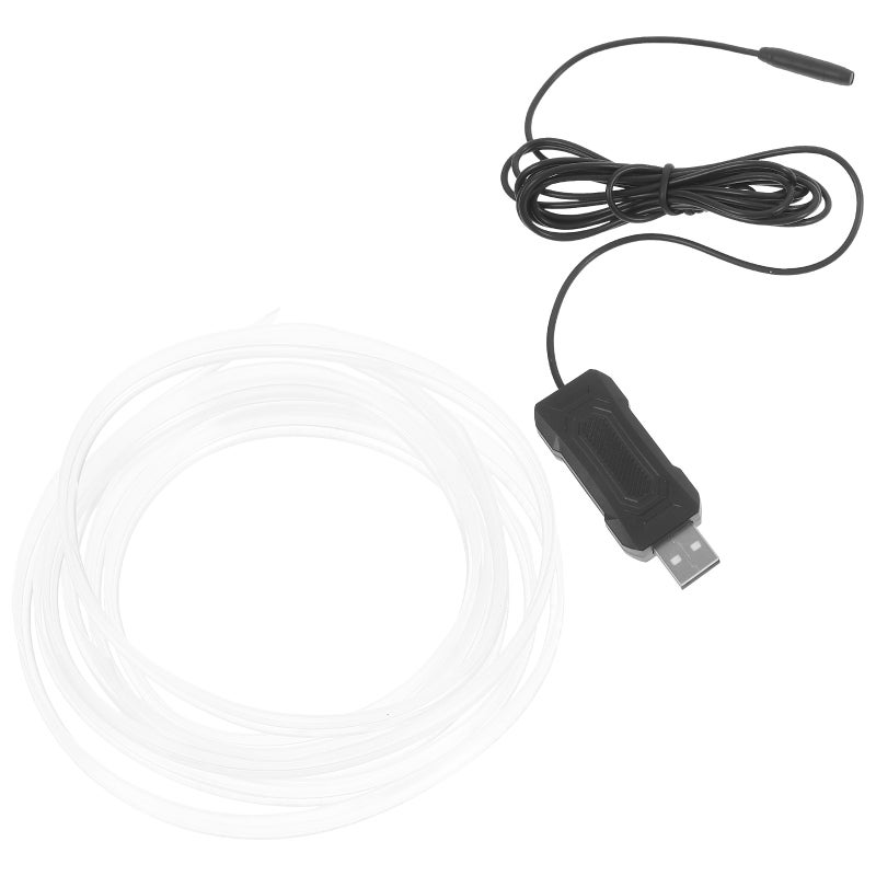🏠 شريط إضاءة داخلي للسيارة 2 قطع يعمل عبر USB بألوان متعددة - Image 2