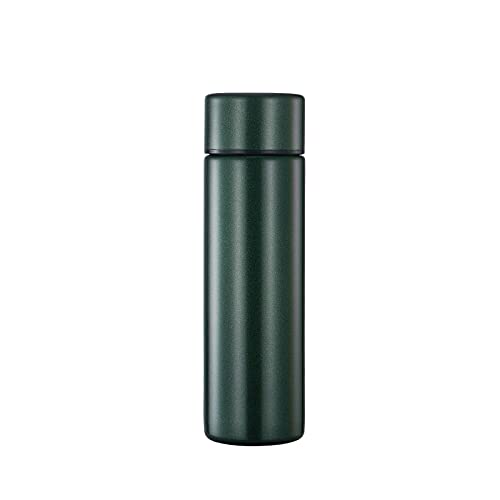 coocuture Cute Thermos Water Bottle - 5 Oz Mini Insulated Stainless Steel Bottle - Keeps Cold for 12 hours, Hot for 6 hours, Perfect for Purse or Kids Lunch Bag (Emerald Green) - Image 1