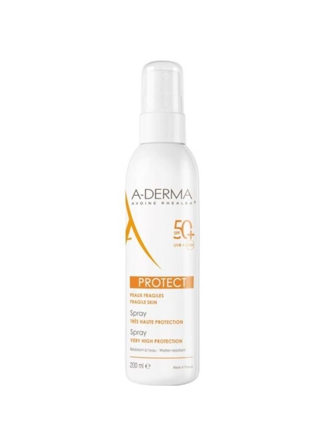 A-DERMA PROTECT SPRAY SUNSCREEN SPF50 + 200ML 