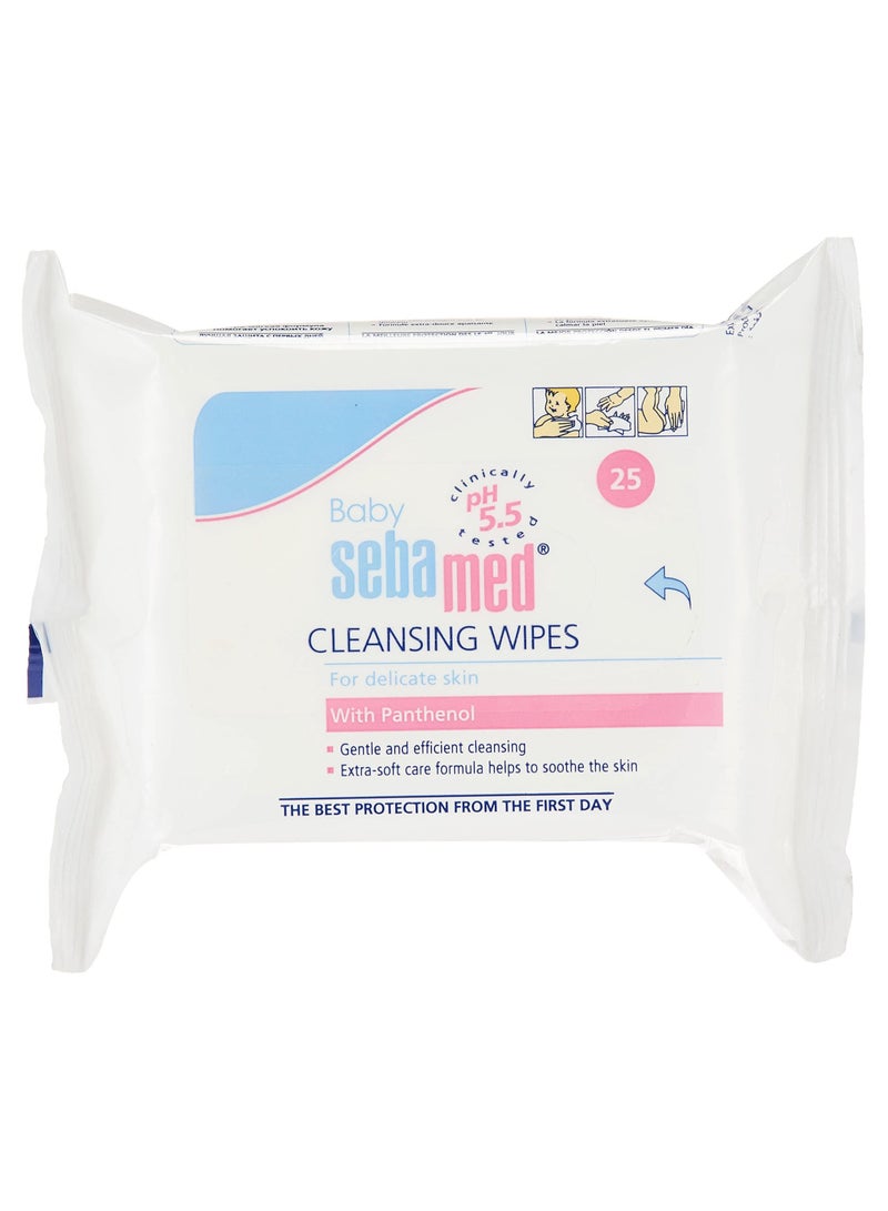Sebamed Baby Cleansing Wet Wipes 25 Pcs Pack - Image 2