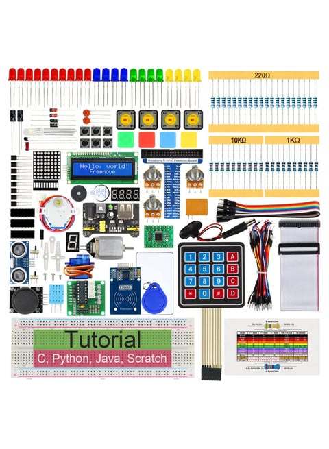 Freenove RFID Starter Kit for Raspberry Pi Compatible with Model 3B+ 3B 3A+ 2B 1B+ 1A+ Zero W Python C Java Coding 53 Hands-On Projects 420 Pages of Tutorials 200 High-Quality Components