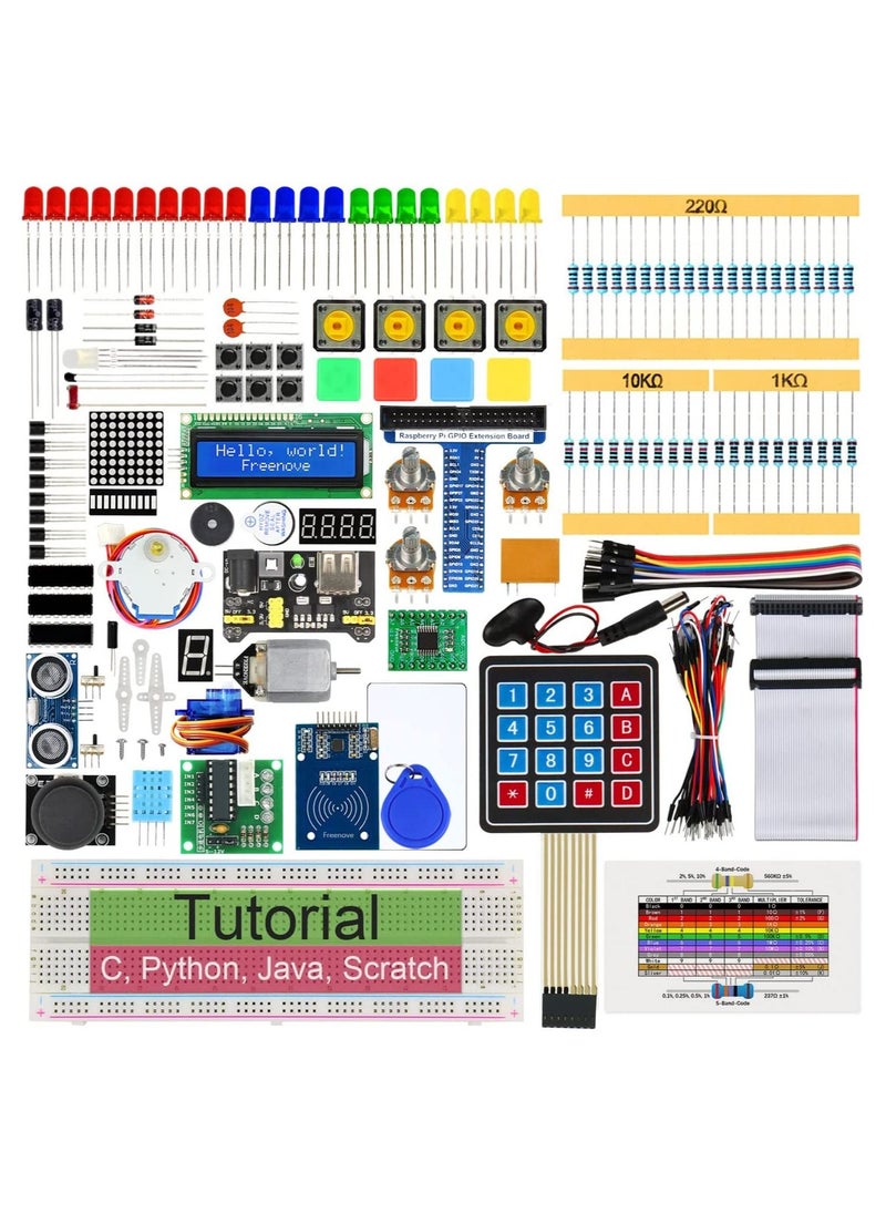 FREENOVE - Freenove RFID Starter Kit for Raspberry Pi Compatible with Model 3B+ 3B 3A+ 2B 1B+ 1A+ Zero W Python C Java Coding 53 Hands-On Projects 420 Pages of Tutorials 200 High-Quality Components - Image 1