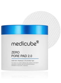Medicube Medicube Zero Pore Pads 2.0 - Dual-Textured Facial Toner Pads for Exfoliation and Minimizing Pores with 4.5% AHA Lactic Acid & 0.45% BHA Salicylic Acid - Ideal for All Skin Types - Korean Skin Care  - Image 1