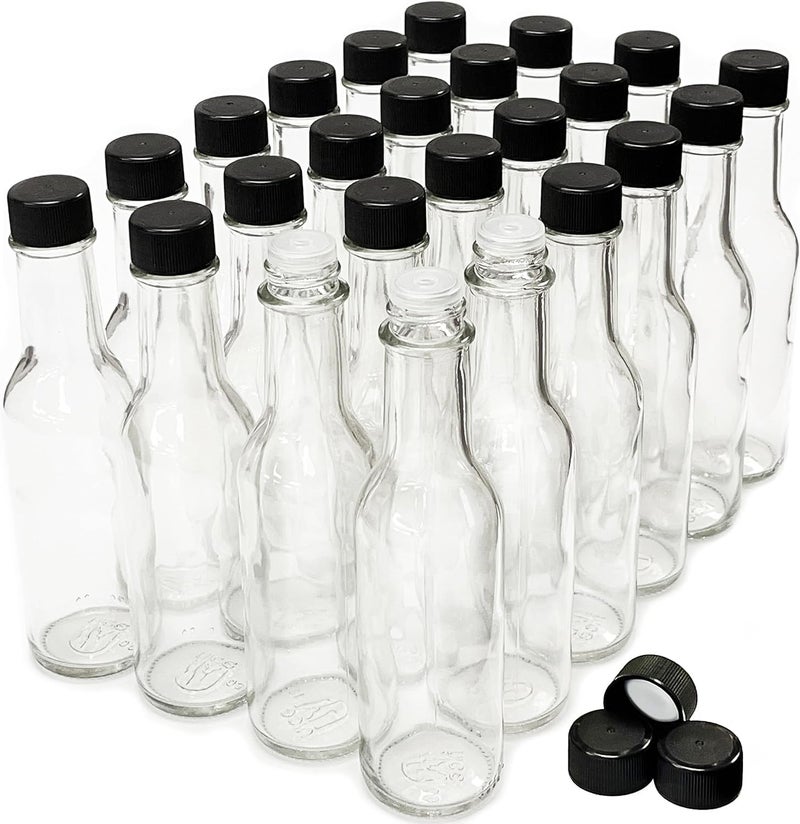 nicebottles Hot Sauce Bottles 5 Oz  24 Pack