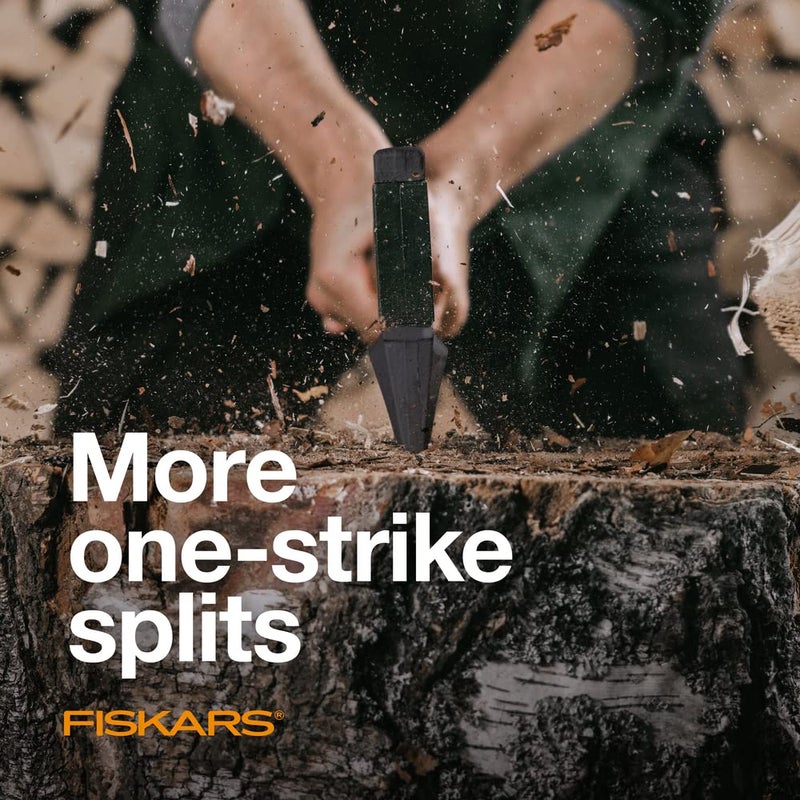 Fiskars X11 Splitting Axe Hatchet, 17" Tree Branch Cutter and Wood Axe for Small Logs with Shock-Absorbing Handle - Image 5